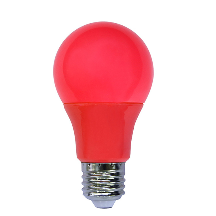 Charming Colored 7w 10w Yellow Red Pink Green Blue Multi Light Color Led Bulb