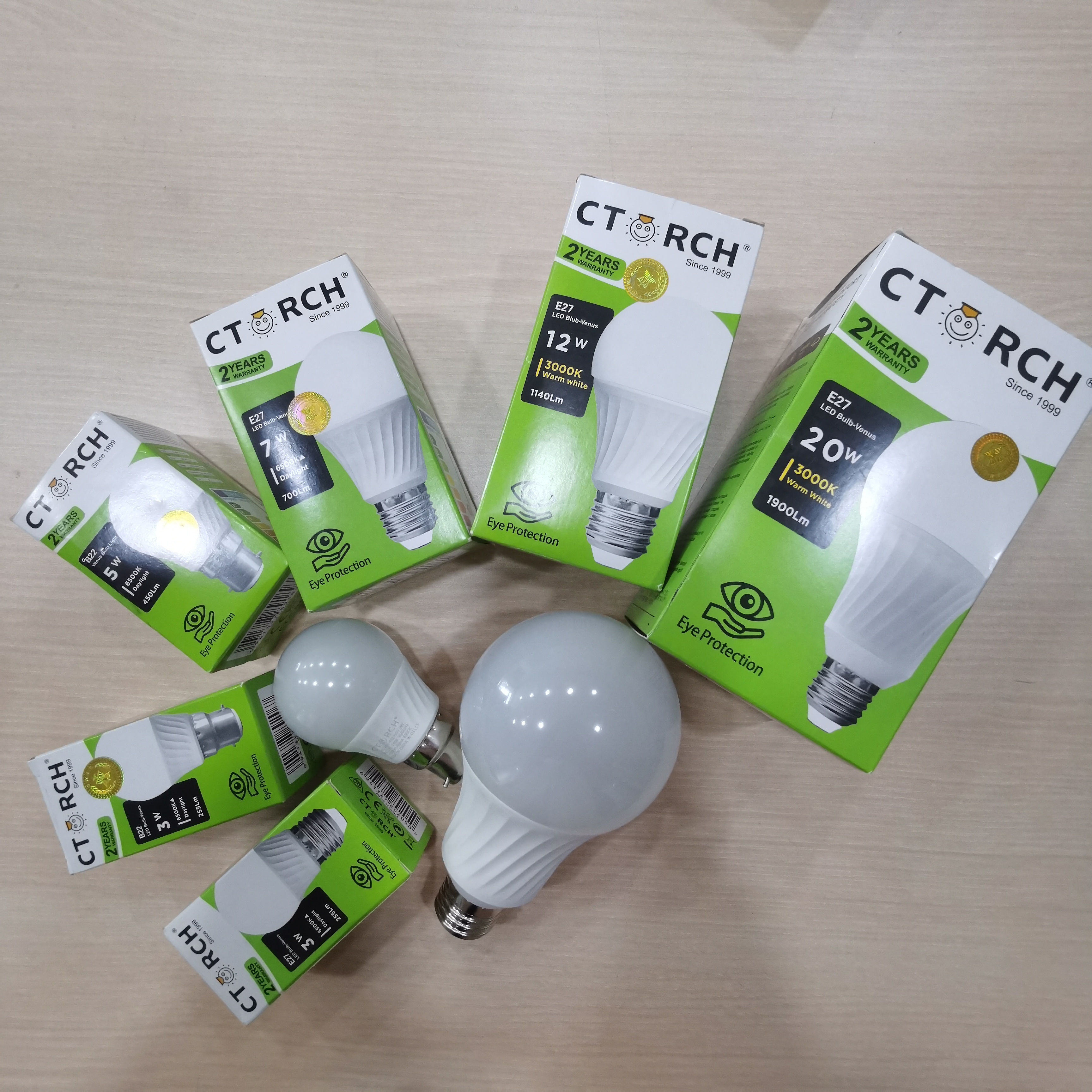 CTORCH Factory price  High Power Cheap e27 led bulb 8w 10w 12w 15w 18w led bulb light A60 A70 High Lumen Led A Light Bulb