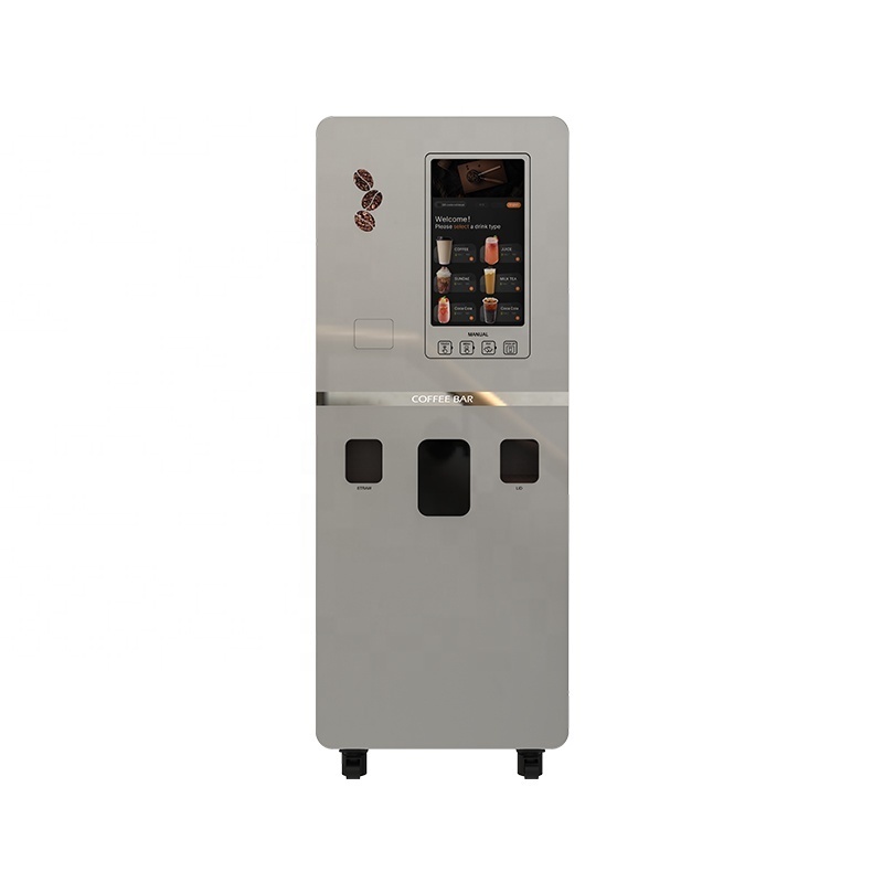 loyalsuns coffee vending machine with cold and hot drinks for business slim coffee vending machine