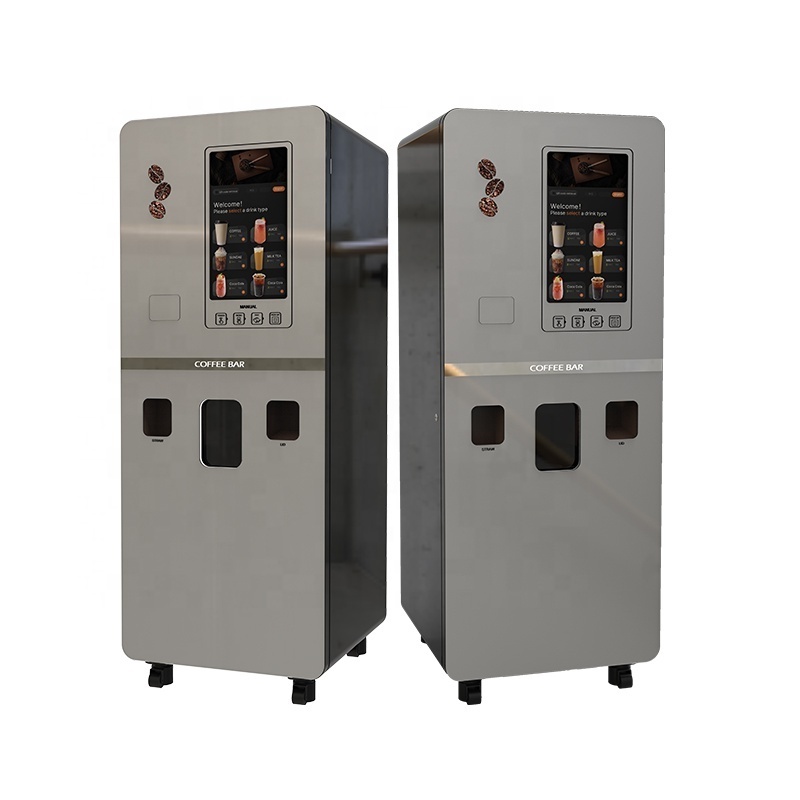 loyalsuns coffee vending machine with cold and hot drinks for business slim coffee vending machine