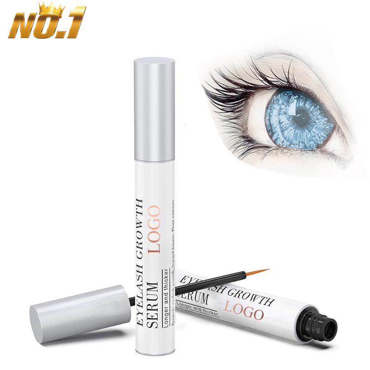 High Quality Cosmetic Fluid Eye Brow Enhancer Lash Growing Serum OEM Treatments Eyelash Growth Liquid