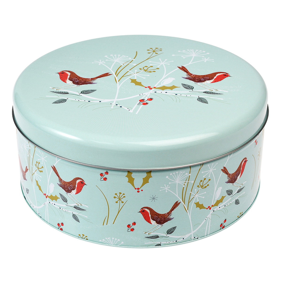 Wholesale custom metal cookie tin box for gift candy cookie package large cookie tin with lid