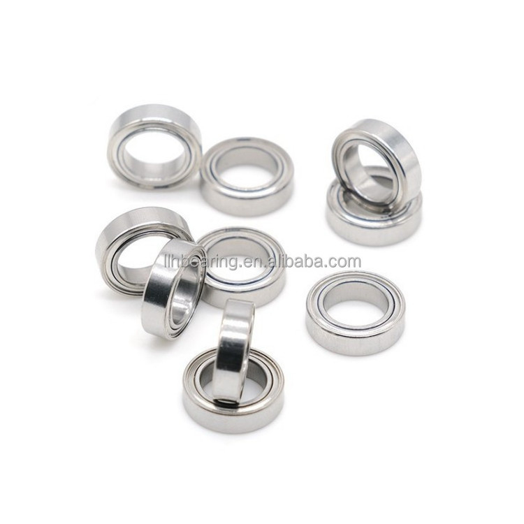 R168ZZ Stainless steel miniature bearing sr168zz smart hula hoop inch toy idling micro ball bearings size 6.35*9.525*3.175mm