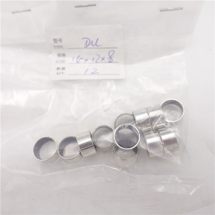 oilless bearing bush 12*14*8 DU Bushing 1208 Self Lubricating 12x14x8 SF-1