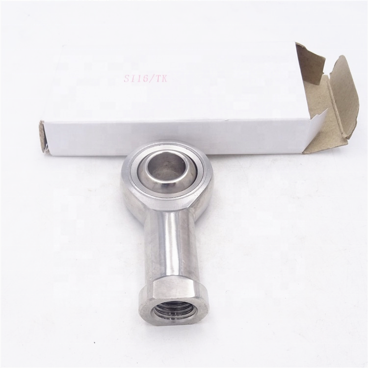 SI16T/K Self-lubricating fish eye stainless steel ball joint rod end bearing M16x2.0 internal thread rod end joint bearing