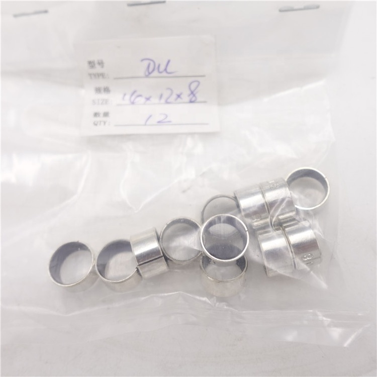 oilless bearing bush 12*14*8 DU Bushing 1208 Self Lubricating 12x14x8 SF-1