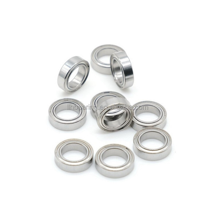 R168ZZ Stainless steel miniature bearing sr168zz smart hula hoop inch toy idling micro ball bearings size 6.35*9.525*3.175mm