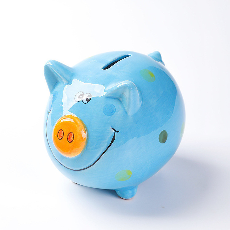 Adorable Ceramic Coin Banks for Kids Children Birthday Gift Piggy Money Bank For Home Decoration