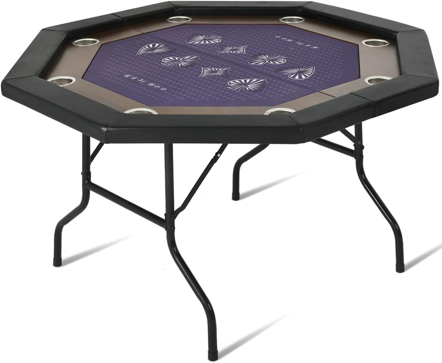 Custom Texas Hold 'Em Round Neopren-Poker-Matte Table Top Rolling Poker Matts Octagon poker table