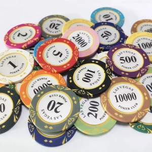 Wholesale 14 Gram Clay Poker Chips Professional 40mm Chips Custom Sticker for Texas  Blackjack Casino Games