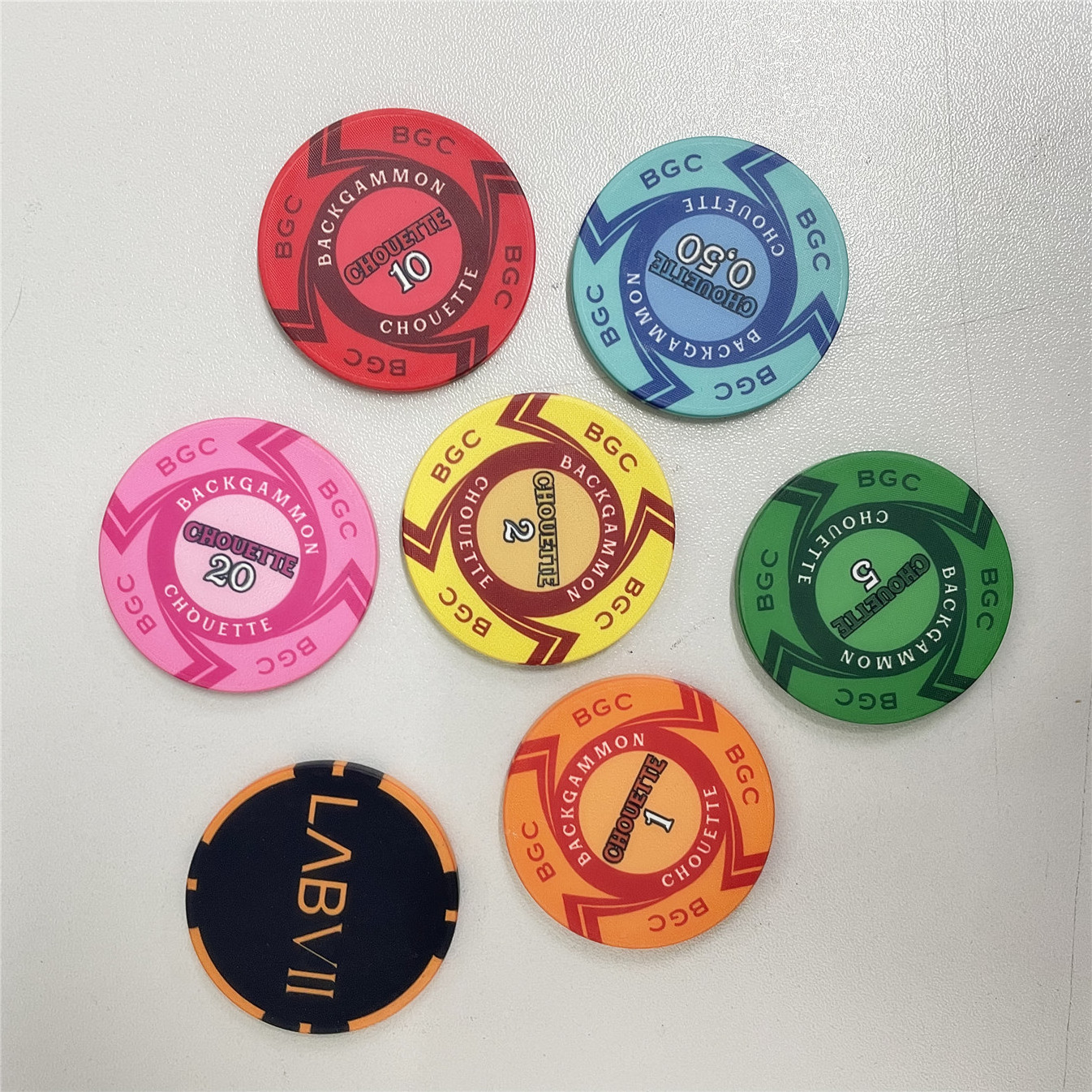 Custom 10g Ceramic Poker Chips 39mm Professional Poker Chips Casino Gambling Game