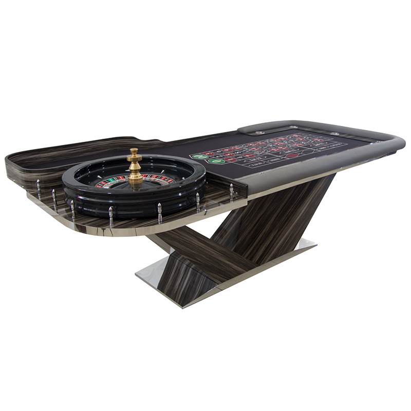 Luxury Roulette Table Casino Gambling Game Poker Tables Professional Table Custom