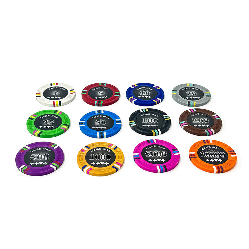 New product Ceramic Poker Chips Casino Quality Custom Blank Ceramic Chips