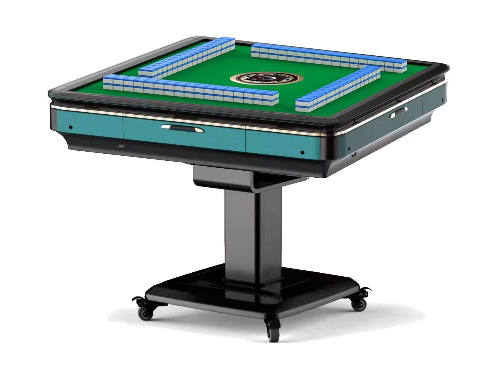 Automatic Mahjong Table Foldable Electric Shuffle Mahjong Machine Dining Table Folding Leg