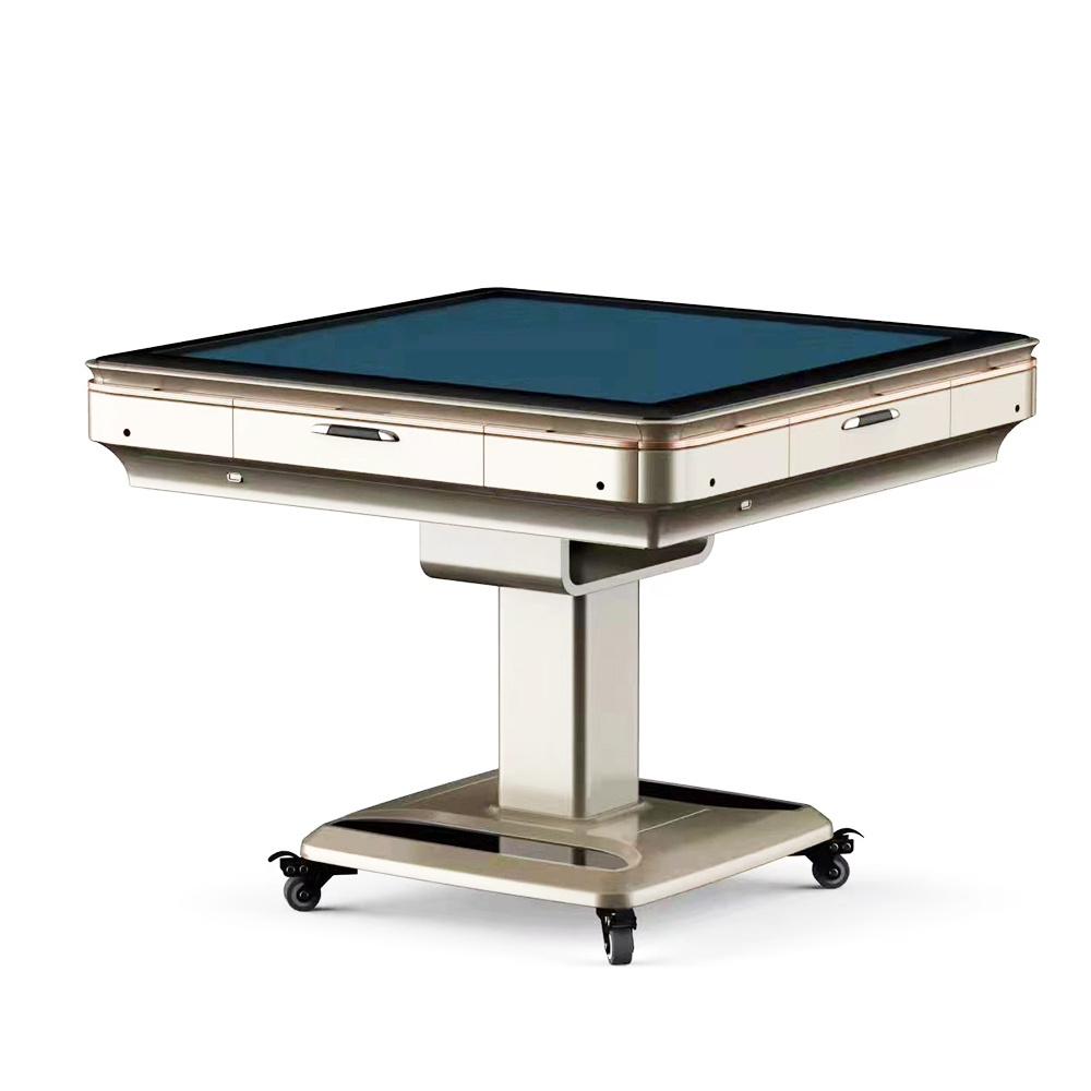 Automatic Mahjong Table Foldable Electric Shuffle Mahjong Machine Dining Table Folding Leg