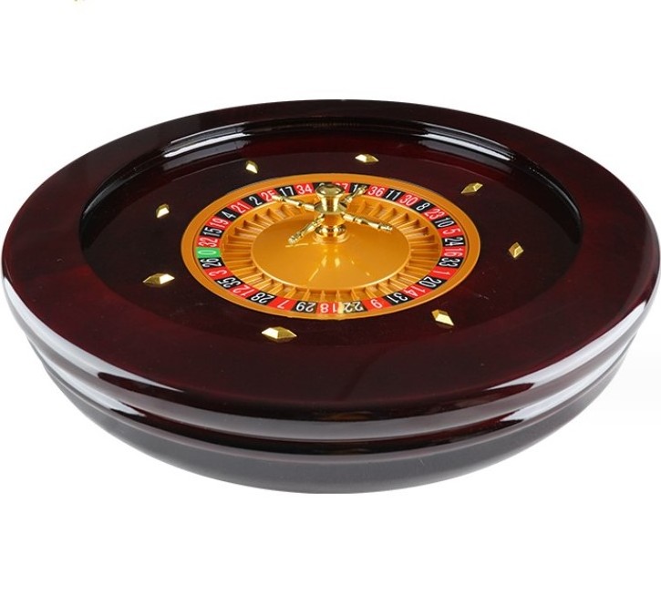 Professional wood roulette wheel 20inch diameter for home style roulettte game of casino style