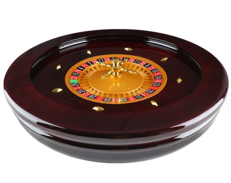 Professional wood roulette wheel 20inch diameter for home style roulettte game of casino style