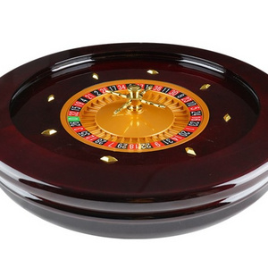 Professional wood roulette wheel 20inch diameter for home style roulettte game of casino style