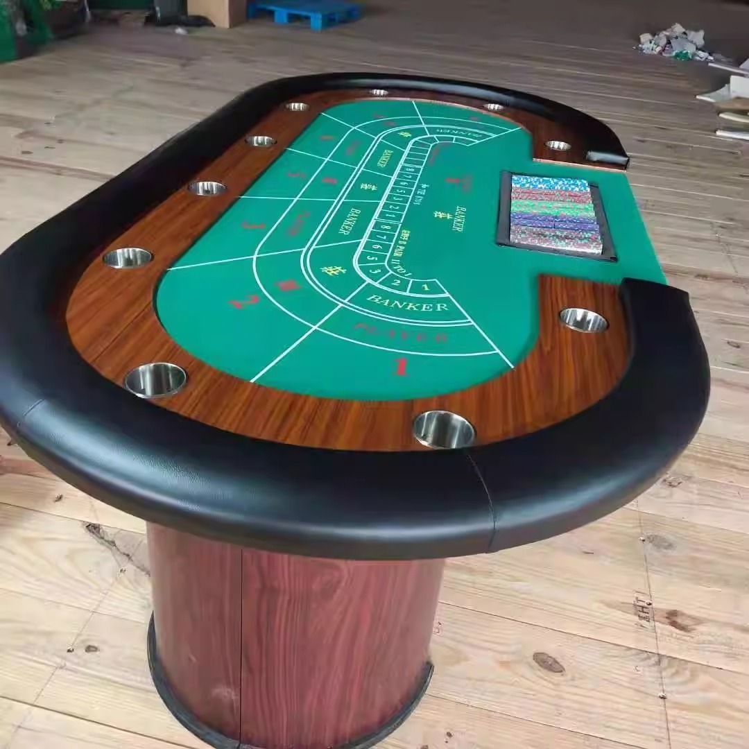 Poker Table Luxury Custom Gambling Game Tables Blackjack Texas Hold'Em