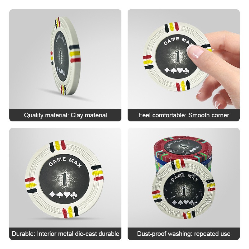 New product Ceramic Poker Chips Casino Quality Custom Blank Ceramic Chips