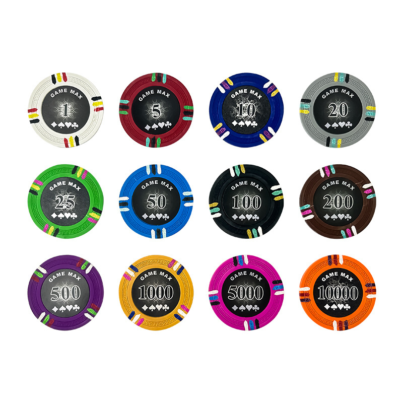 New product Ceramic Poker Chips Casino Quality Custom Blank Ceramic Chips