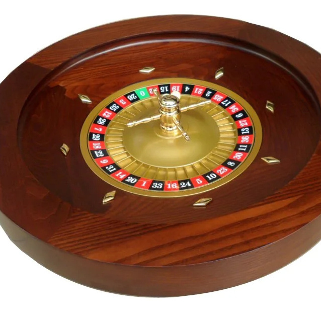 Luxury Casino Wooden Roulette Wheel Solid Wooden Roulette Wheel Gambling Deluxe Roulette Wheel