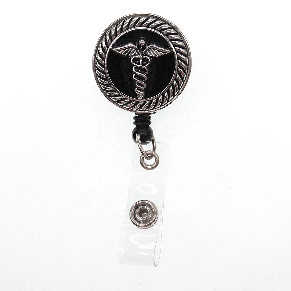 Hot Sale Nurse Retractable ID Badge Reel with Clip for Nurses and Medical Personnel WHO Badge Holder