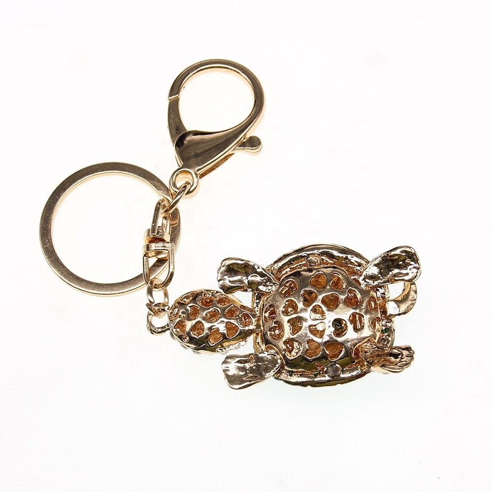 Personalise Green Turtle Keychain Aninals Styles Sea turtle Creative Key Chain