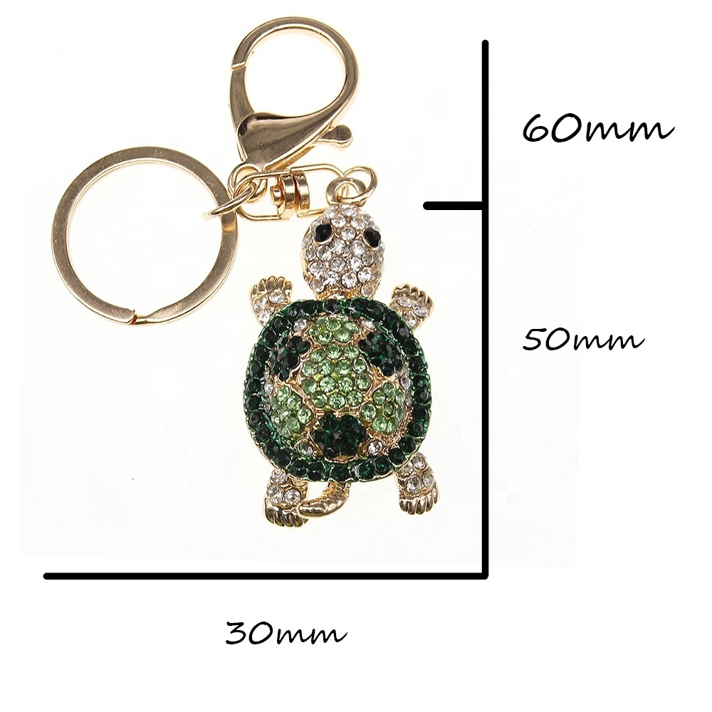 Personalise Green Turtle Keychain Aninals Styles Sea turtle Creative Key Chain