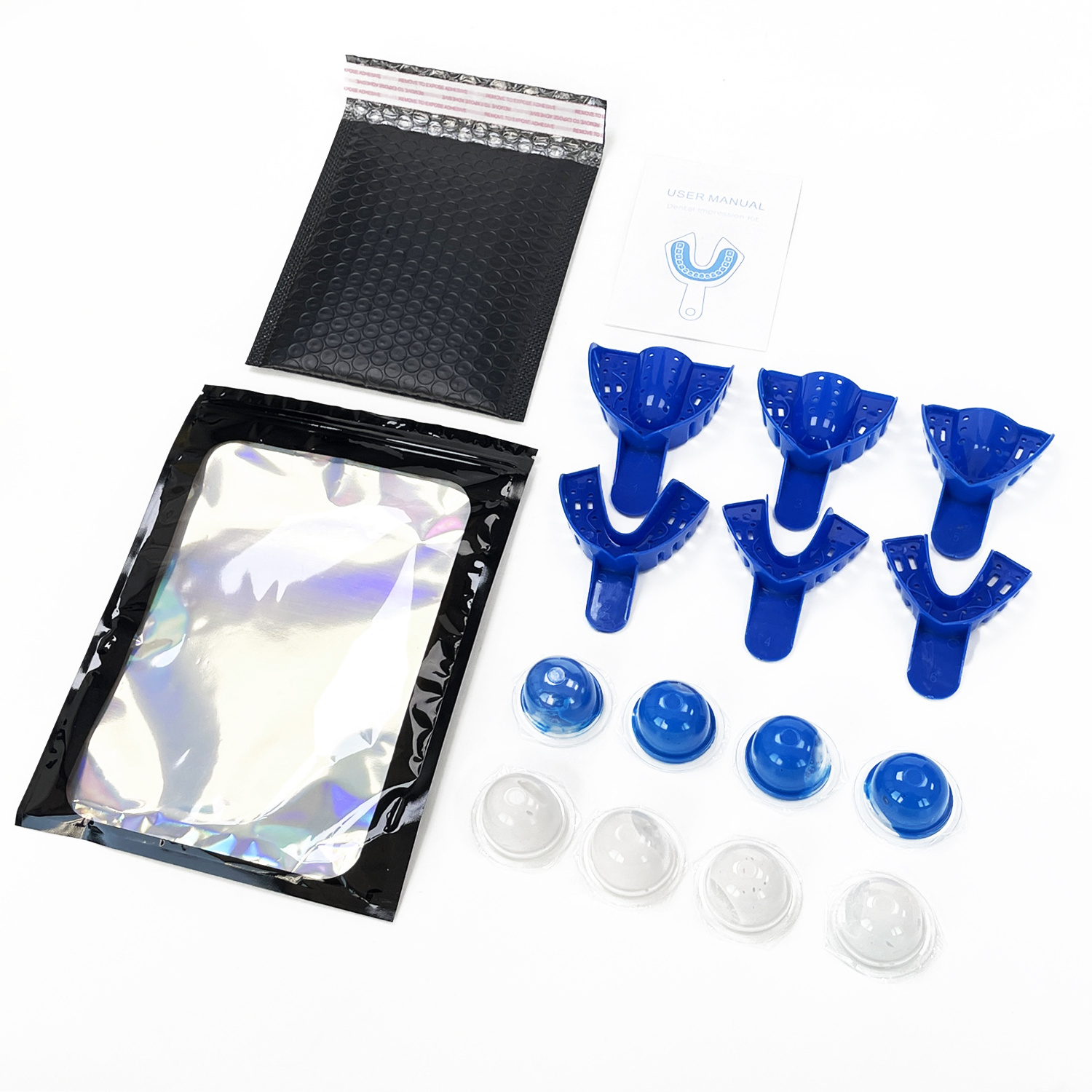 Dental Impression Material Teeth Mold Kit Home DIY Kit for Retainer Grillz Crowns Dentures Implants Braces