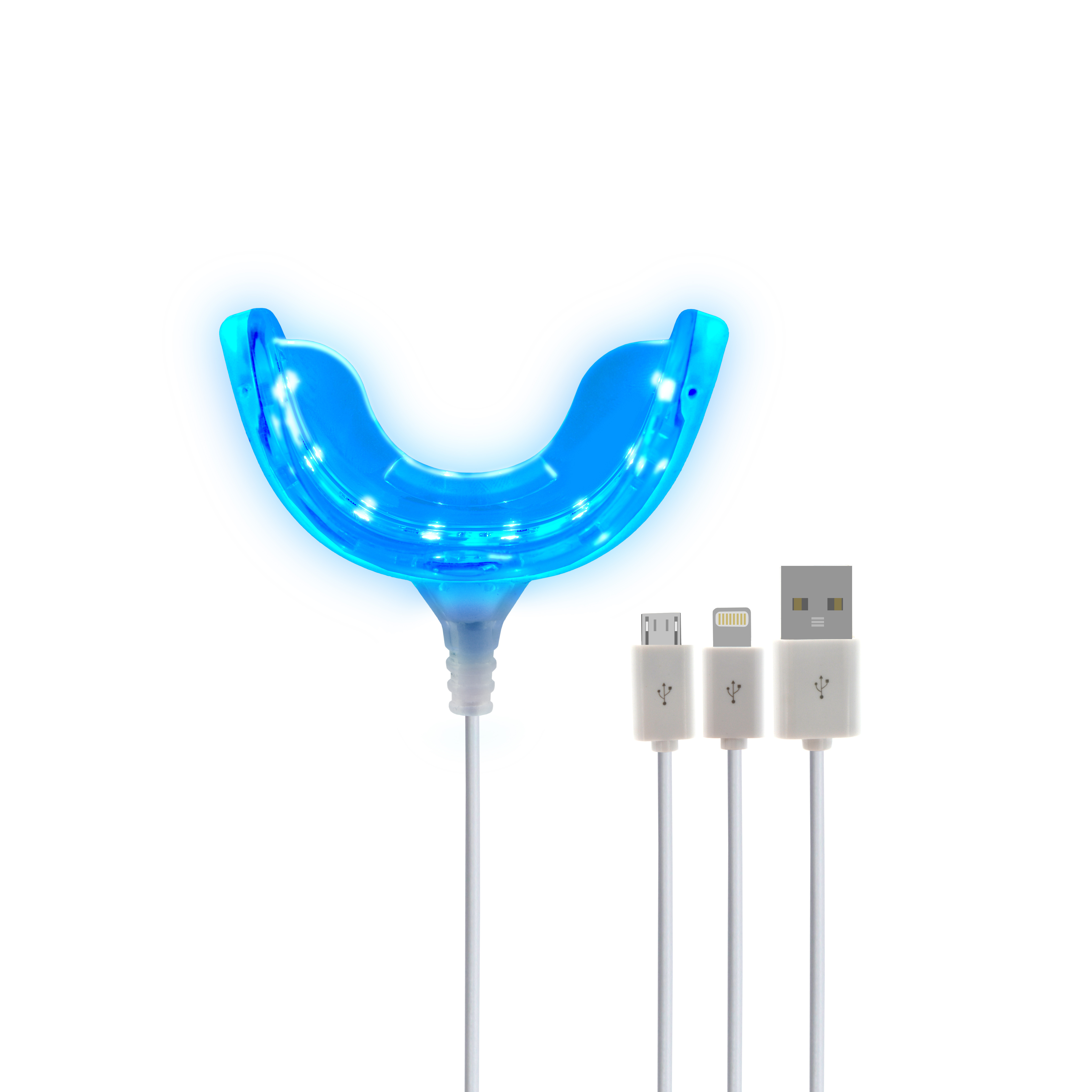 Portable mini wholesale cold blue light plug in phone USB mobile white tooth 16led lamp teeth whitening light