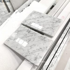 foshan marble tiles and Italy White Carrara stone  tiles for home hotels flooring from china stone