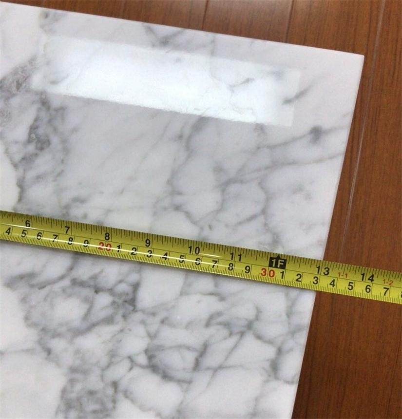 foshan marble tiles and Italy White Carrara stone  tiles for home hotels flooring from china stone