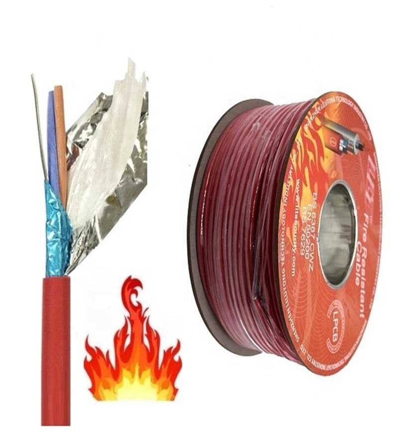 extreme temperature range  LPCB fire rated cable apply for emergency  lighting systems