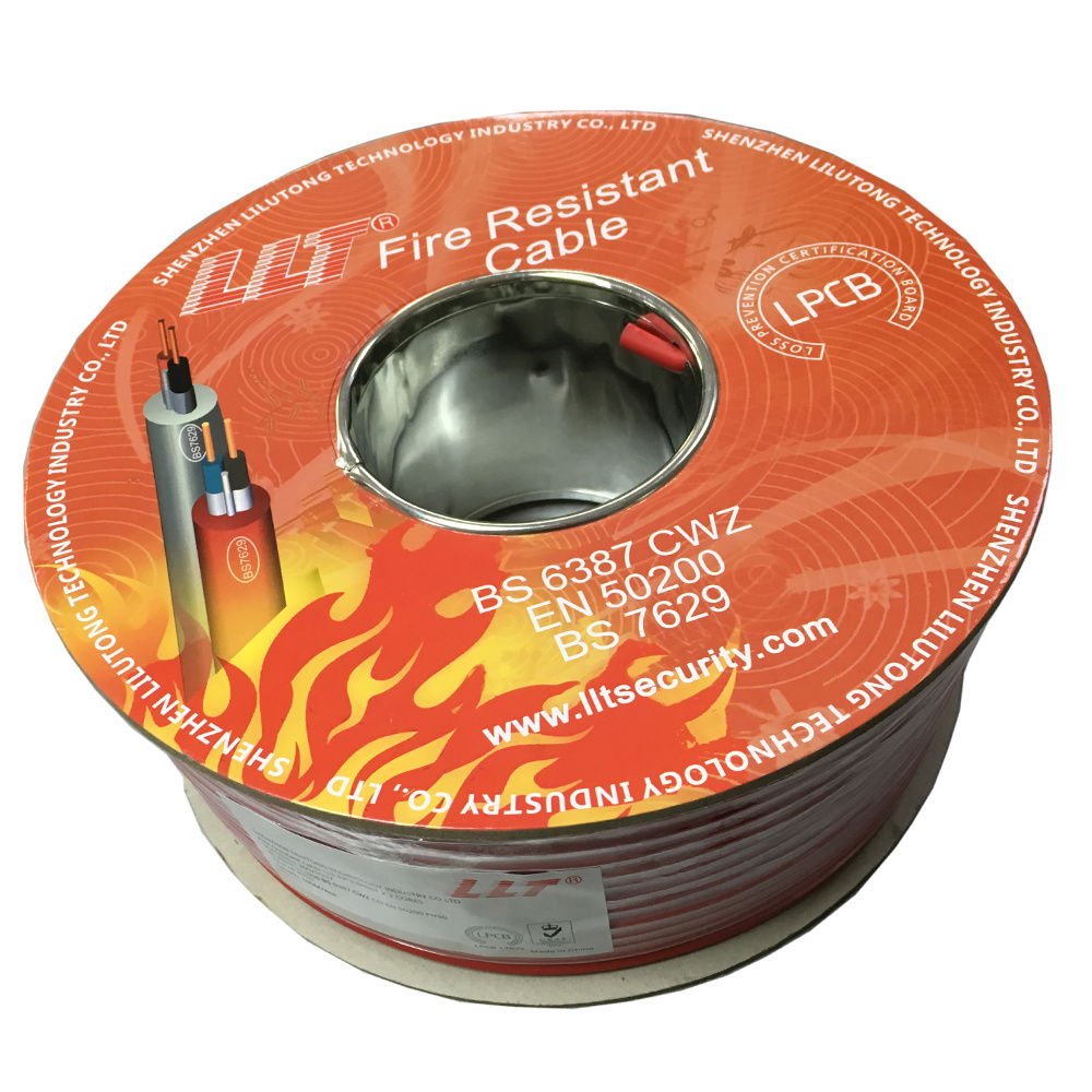 LLT CWZ 6387 fire rated cable 2c 1.0 sqmm British Standard fire cable