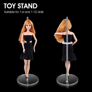 Doll Stand Support, Doll Display Holders, Transparent Mini Doll Stand, 9 to 12 Inch