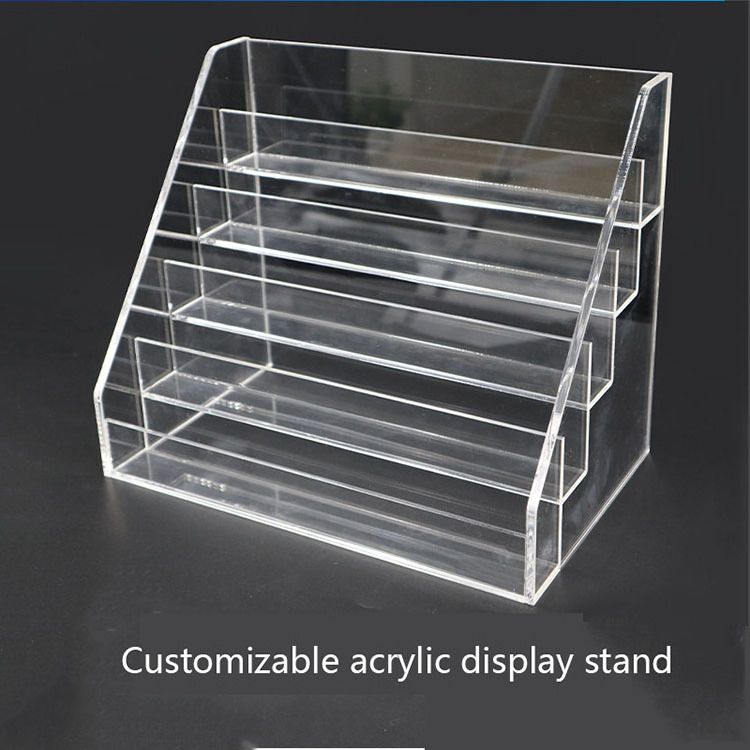 Acrylic False Eyelash Display Stand For Cosmetic Store Cosmetic Display Stand Transparent Acrylic Snack Box