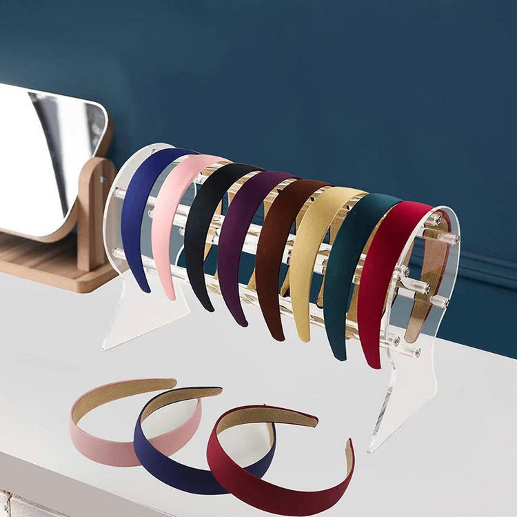 Acrylic simple transparent openwork headband counter display stand, bracelet watch desktop storage stand