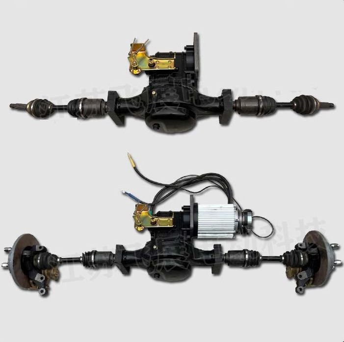 3kw driving  2 speed electric vehicle suspension  axle