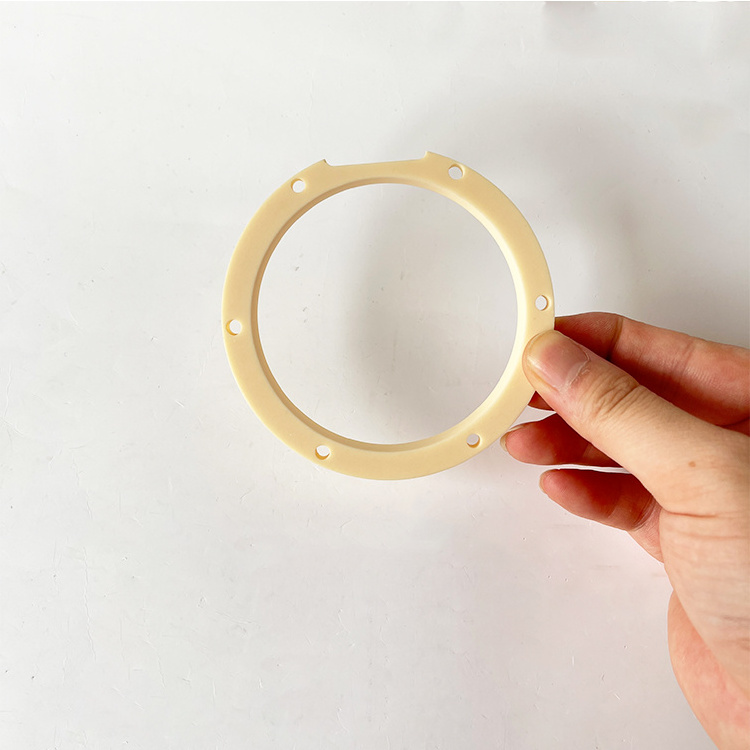 XTL sintyron 95% 99% alumina porous ceramic ring with flange