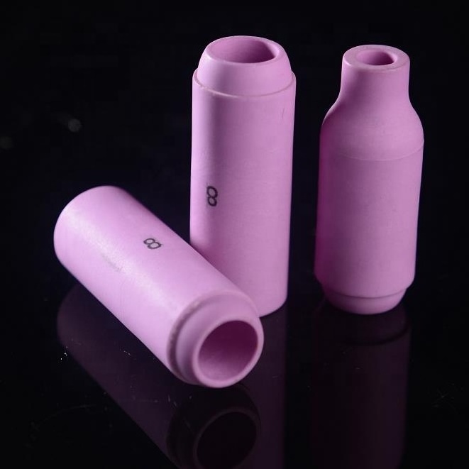 Pink Alumina Ceramic Tig Welding Cooling Nozzle In Welding Torches