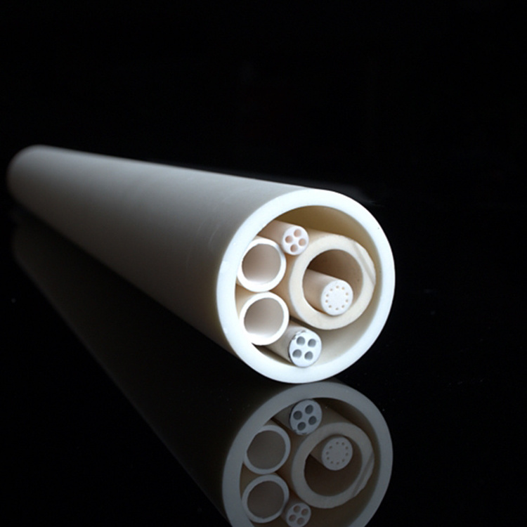 High temperature wear resistance 95% 99% alumina ceramic cnc machinery tube