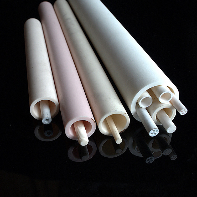 High temperature wear resistance 95% 99% alumina ceramic cnc machinery tube