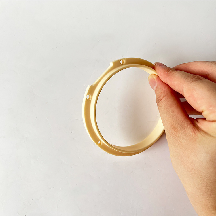 XTL sintyron 95% 99% alumina porous ceramic ring with flange