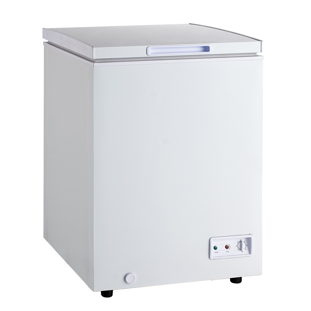 Biaobing White door small chest freezer with lock fridges and deep freezers