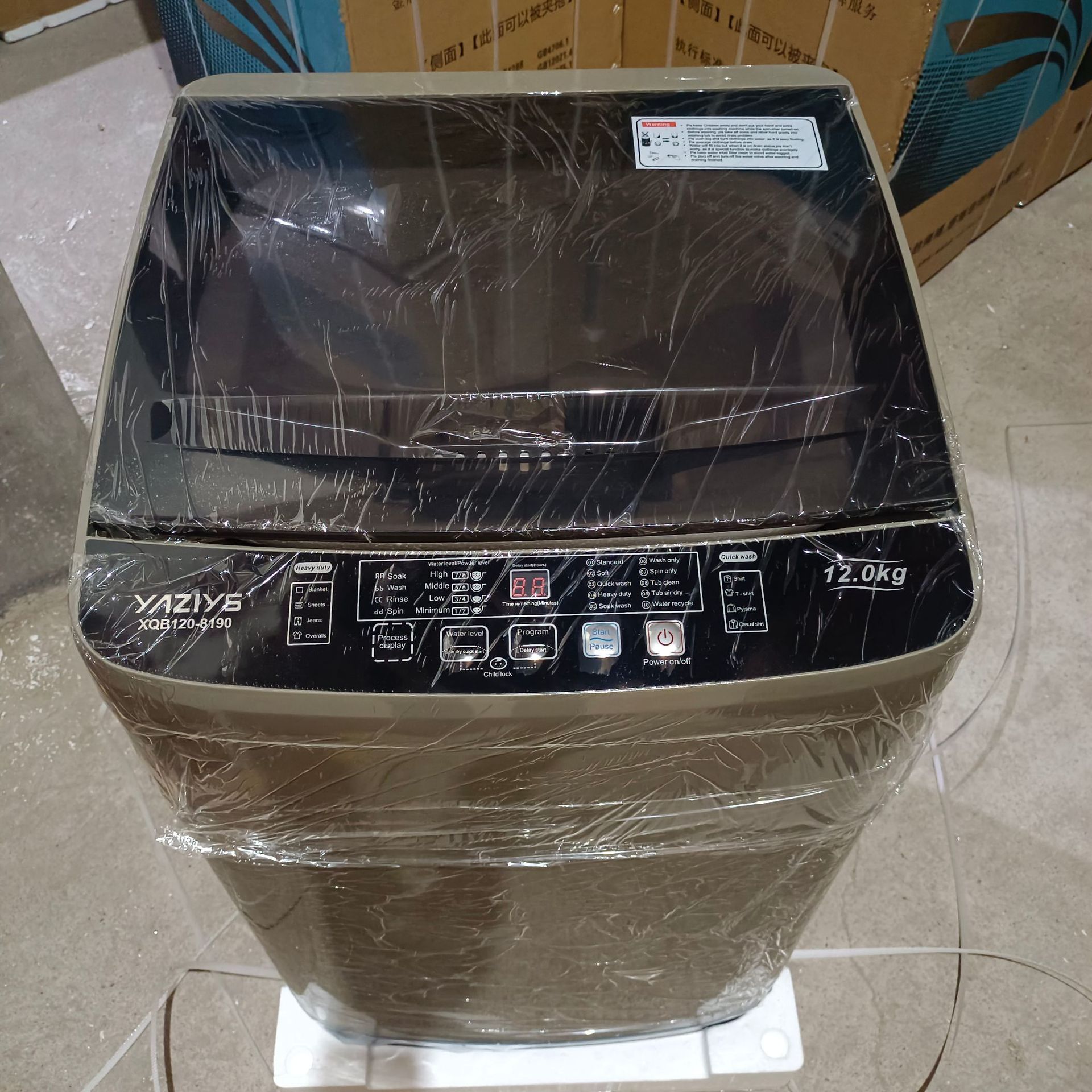 12kg Laundry Washer Dryer Machine Wholesale OEM Cloth Dryer Machine Fully Automatic Washing machine