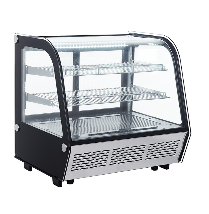 120 Liter Bakery Display Racks  Cooler Cake Refrigerator  Showcase  Commercial Potable Counter tops Refrigerator Home Fridge