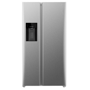 French door refrigerator with automatic ice maker water dispenser inverter side by side fridge BCD-606WHI inverter