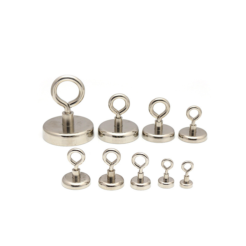 Super Strong Magnetic Hooks Holder Metal Magnetic hook round base Hooks