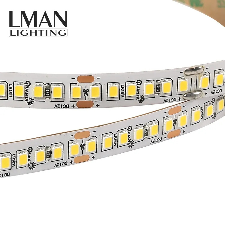 Super Bright 12V 24V IP20 192leds/m 15W SMD 2835 Living Room Ceiling LED Strip Light